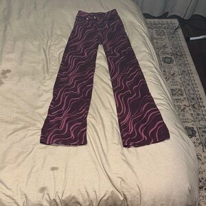 H&M Women's High Rise Jeans - Purple and Pink